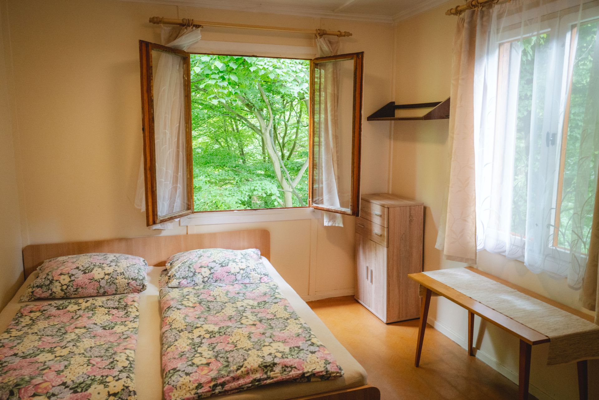 Šestilůžková chatka – interiér