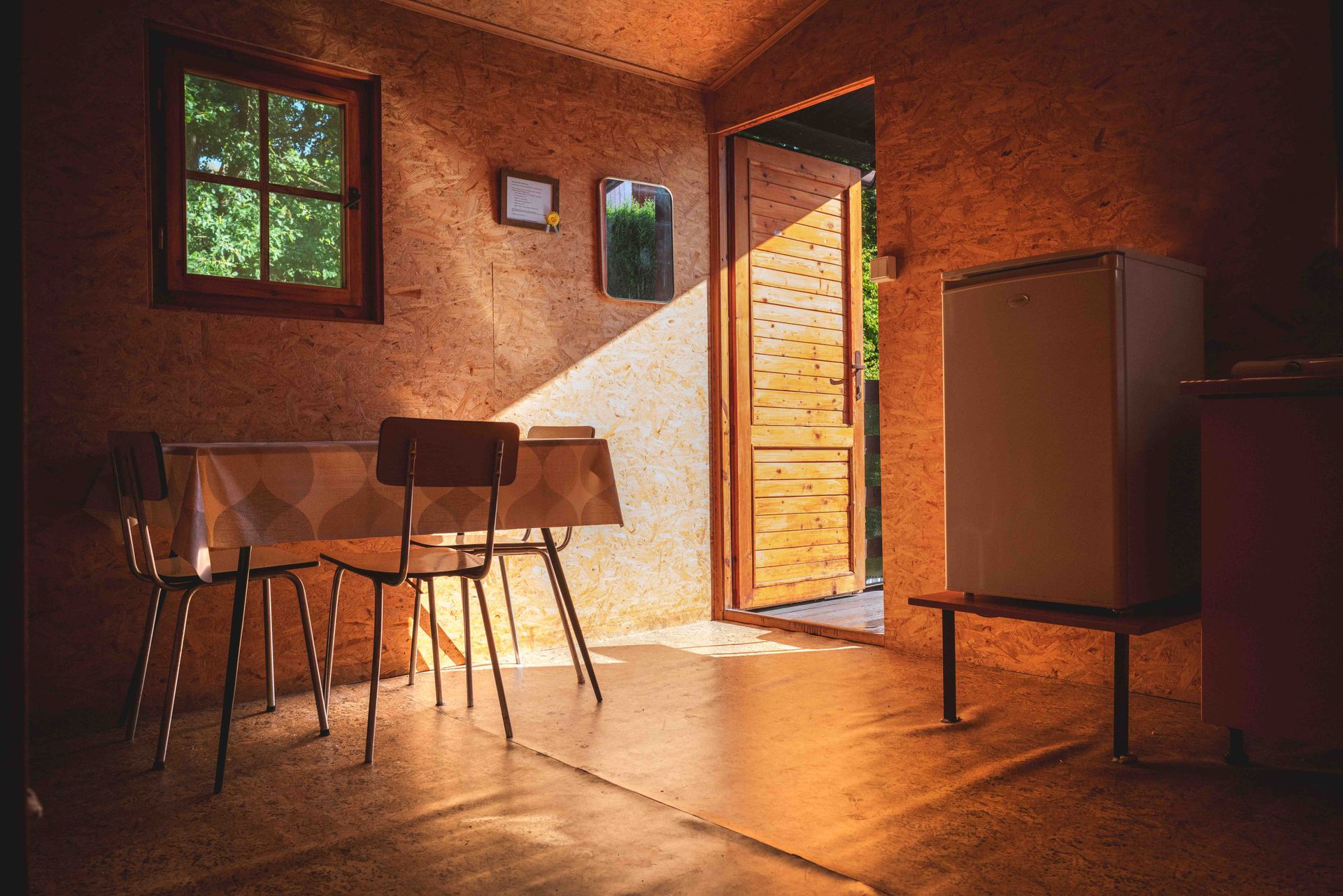 Čtyřlůžková chatka – interiér